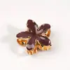 2025 Nuevo Pinza de Garra Estilo Lujo Ligero Clip para Cabello con Goteo de Aceite Aleación Tocado Accesorios para el Cabello de Flor Venta Caliente Pinza para Recogido Cola de Caballo Joyería Mujer