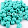 Cuentas Redondas de Porcelana de Color Sólido, Cuentas de Vidrio Barnizado, Accesorios para Bordado de Velos de Boda, Pulsera, Cuentas Pequeñas de Arroz, Accesorios para Kits de Manualidades