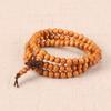 Suministro del Fabricante Pulsera de Caoba Pulsera 108 Cuentas de Buda Pulsera de Madera de Pescado Pulsera para Hombres y Mujeres Pulsera de Madera de Durazno
