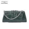Novo estilo feminino saco de noite saco crossbody mulheres pequeno saco banquete clutch bag crocodilo pele cadeia saco quadrado pequeno para as mulheres