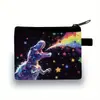 Porta-moedas de Desenho Animado de Dinossauro Transfronteiriço Criativo Bolsa de Armazenamento à Prova d'Água Porta-Cartões Personalizado Portátil Bolsa de Chaves Bolsa Quadrada Pequena
