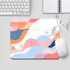 Pequeno Mouse Pad Venda Quente Transfronteiriça Padrão Fluido Escritório Casa Pequeno Mouse Pad Espessado e Borda Lisa