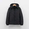 Chaqueta Ligera de Plumón Pinghu Chixin 90 Terciopelo Nuevo Estándar Nacional para Hombre Otoño e Invierno Corta con Capucha Chaqueta Superior Ligera