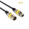 Línea de audio de cabeza de color transfronteriza Cannon xlr línea Cannon macho a hembra mezclador de micrófono línea de altavoz micrófono DMX