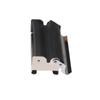 Máquina de metal para hacer cigarrillos de 78 mm con tapa abatible y ranura acero inoxidable accesorios para fumar DIY llenador manual de cigarrillos
