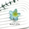 Grampo de Cabelo Flor de Ovo Gradiente Havaiano Transfronteiriço para Mulheres, Presilha de Temperamento Doce, Presilha Fofa de Tubarão na Parte de Trás da Cabeça, Acessório de Cabelo