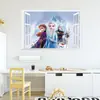 Nueva Decoración de Habitación Infantil de Frozen Pegatina de Pared Pvc Autoadhesiva Princesa Elsa Habitación Infantil Pegatina Impermeable