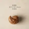 Madeira de Pessegueiro Lingote Coelho da Lua Raposa da Lua Acessórios DIY Pulseira Trançada Feita à Mão Colar Pulseira de Contas Budistas Acessórios