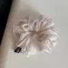 Scrunchie de Rede Bolha Coreano para Mulheres, Prendedor de Cabelo Exquisito de Alta Qualidade, Scrunchie de Organza, Acessório de Cabelo Elástico