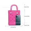 La Fábrica Puede Personalizar Bolsa de Agujeros de Eva DIY Bolsa para Teléfono Móvil Cosméticos Bolsa de Asistencia Verano Impermeable Bolsa Cruzada de Hombro para Compras