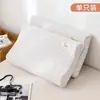 Un par de fundas de almohada de algodón y látex 30x50, funda de almohada de algodón puro para espuma viscoelástica individual 40x60 para uso doméstico