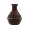 Fabricante Humidificador Grano de Madera de Hongo Imitación Grano de Madera Jarrón Lámpara Colorida USB Silencioso Hidratación del Aire Atomizado Spray de Aromaterapia