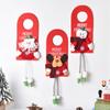 Decoraciones, Decoraciones para Ventanas, Figuras de Caricatura de Anciano y Muñeco de Nieve, Colgantes de Tela Navideños para Puerta, Decoraciones Navideñas para Árboles al por Mayor para Uso Doméstico