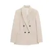 Blazer Dupla Face Estilo Europeu e Americano Z 2026 Nova Moda Feminina 2129095 Calça Wide Leg 2125095