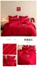 Juego de ropa de cama para boda, juego de cuatro piezas, nuevo estilo 2026 sábana y funda de edredón, rojo para recién casados, para la habitación nupcial