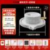Molino de Piedra Pequeño para Uso Doméstico, Estilo Vintage, para Hacer Leche de Soya y Tofu, Máquina Manual de Empuje para Moler para Jardín de Infancia, Molinillo Tradicional de Pizarra y Grafito