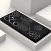 Estilo Doce Cool High-End Capa de Celular Flor com Laço Preto S24U Galaxy S26 TPU Borda Reta Capa Macia Atacado