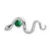 Brincos de Titânio F136 Cobra Unhas de Lábio Zircônia 5A Liga de Titânio G23 Joias para Piercing Unhas de Osso da Orelha Ano Animal