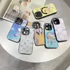Funda de teléfono adhesiva adecuada para Oppo A5 A3X Dibujos animados lindos con lámina dorada y purpurina Reno12/13 Funda protectora integral