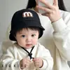 Sombrero de Pescador para Bebé, Reversible, Elegante Diseño de Letra m, Sombrero para el Sol para Niños y Niñas, Bebés y Niños Pequeños, Estilo Delgado para Primavera y Otoño, Moderno para Niños Pequeños