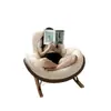 Sillón Mecedor Perezoso Silla Mecedora de Dormitorio Sillón Reclinable Silla de Ocio para Adultos Sala de Estar Balcón Individual Mecedora de Ocio para el Hogar que se Puede Usar para Dormir y Descansar