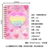 Silicona burbuja pop bobina descompresión silicona dinosaurio unicornio silicona cuaderno roedor cuaderno A5