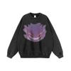 Suéter con capucha de manga larga holgado estilo americano con estampado directo de dibujos animados de High Street para hombre y mujer