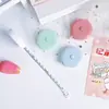 Cinta métrica pequeña portátil de colores macarrón, mini regla estilo nórdico, multifuncional, precisa, linda, para medir medidas corporales, regla de cuero suave