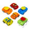 Fabricação Profissional Carro de Puxar 4CM Mini Carro de Polícia de Puxar Pequeno Presente Brinquedo de Cápsula Gacha Presente de Escova de Dentes