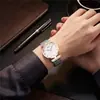 Relojes Creativos para Mujer al por Mayor en Stock con Lazo Correa Magnética Milanesa, Reloj de Red de Peces Girassol de Cuarzo para Mujer