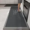 Alfombrilla Sencilla de Tierra de Diatomeas Específica para Cocina, Alfombrilla Absorbente de Agua de Gama Alta, Antideslizante, Resistente al Aceite, Limpiable con Toallita, No Requiere Lavado, Alfombra Resistente a la Suciedad Doméstica