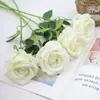 Rosas de Terciopelo Simuladas, Flores Artificiales, Flores para Decoración de Bodas del Día de San Valentín, Cascada de Pared de Rosas al por Mayor