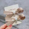 Accesorios para el Cabello de Tela con Lazo de Color Caramelo para Niños, Estilo Pez Lindo, Pinza Lateral de Moda, Verano Coreano, Simple