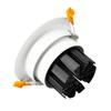 Luminária de teto spotlight COB focável recessed LED spotlight abertura 75 profunda anti-reflexo parede de fundo downlight spotlight