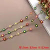 Moda Estilo Coreano Nuevo Acero Inoxidable Margarita Pequeña Cadena Estilo Bosque Fresco Pulsera Collar DIY Hecho a Mano Accesorios de Joyería