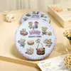 Latas de Embalagem em Folha de Flandres em Estoque para Biscoitos, Doces de Flocos de Neve, Latas Vazias, Caixas de Doces, Latas de Presente Pequenas Redondas de Desenho Animado para Armazenamento