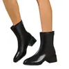 Chegada Nova Outono 2026 Comércio Exterior Tamanho Grande Feminino Casual Confortável Moda Europeia Americana Outerwear Sapatos de Salto Alto Botas