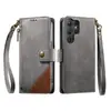 Adequado para Capa de Celular Samsung S26Ultra, Costura Estilo Executivo, S25Fe com Porta-Cartão de Cobertura Total, Capa Protetora Samsung A57