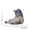 Bufanda Serie Cálida Gato Tigre Autosanadora Teléfono Móvil Gato Borracho Adornos de Muñeca de Paisaje para Hornear Creativa Coreana