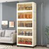 70cm de Ancho Más Gabinete de Almacenamiento Grande para el Hogar Sin Instalación Gabinete para Guardar Ropa de Dormitorio Estante Plegable para Almacenamiento de Artículos Varios