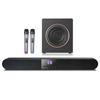 Wengué TV Largo Audio Eco Pared de Sonido Dominante Micrófono Inalámbrico de Karaoke Set de Cine en Casa Altavoz Bluetooth