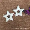 Estrella de espuma de cinco puntas Poliestireno hueca estrella de cinco puntas de Navidad adornos de espuma vacía cinco puntas 7.5cm salida de fábrica