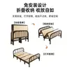 Cama dobrável sem montagem, cama de emenda para quarto, cama de ferro para uso doméstico de adulto, cama extra 1,5m cama de solteiro novo modelo 2026