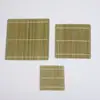 Cortina de bambu, persiana rolante, esteira de bambu verde, jogo americano, persiana rolante para sushi, cortina de sushi, cortina de bambu para sushi, decoração de sushi