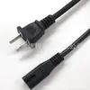 Cable de alimentación de tres clavijas estándar nacional, cable de alimentación de dos clavijas estándar, cable de alimentación con enchufe australiano con extremo tipo ocho
