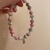 Pulsera Rosa Sakura para Mujer, Estilo Nuevo, Pulsera Elegante, Moderna y Versátil, Joyería para Mejor Amiga