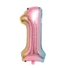 Globo digital de 32 pulgadas versión americana globo delgado de película de aluminio número mediano flotante vacío globo de papel de aluminio bola flotante multicolor