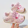Zapatillas para Niñas 2026 Nueva Moda Marca de Moda Transpirables Malla para Niñas Pequeñas Zapatos de Princesa Papá