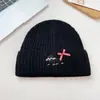 Chapéu de Tricô com Laço Estilo Coreano para Mulheres, Outono e Inverno, Circunferência da Cabeça Grande, Chapéu Versátil de Lã, Gorro que Afina o Rosto, Chapéu para Clima Frio