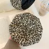 Gorra vintage con estampado de leopardo para mujer, estilo subcultural, de verano, personalizada, combina con todo.